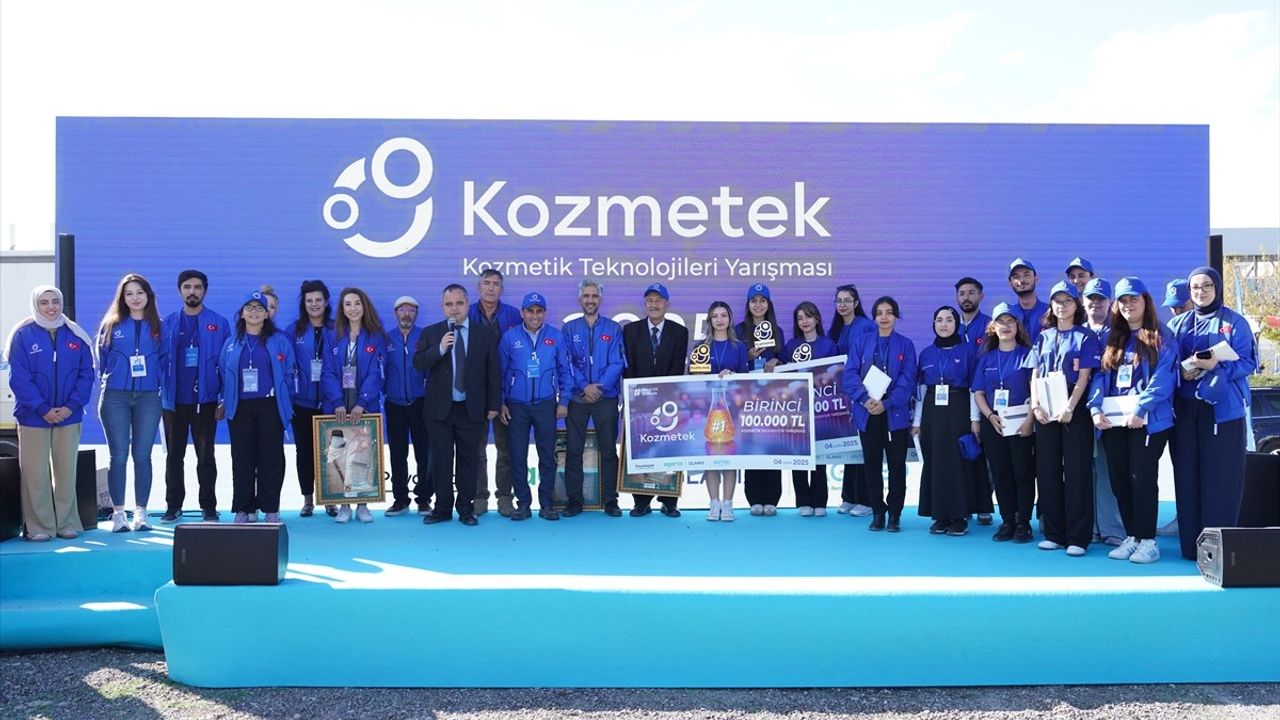 Kozmetik Teknolojileri Yarışması Ankara'da Yapıldı