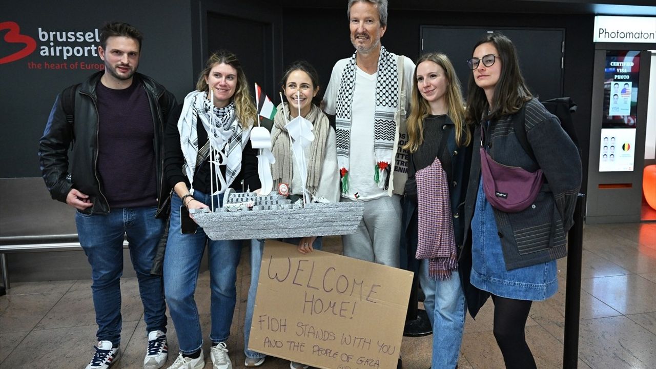 Küresel Sumud Filosu'ndan Dönüş: Belçikalı Aktivistler Brüksel'e Varıyor