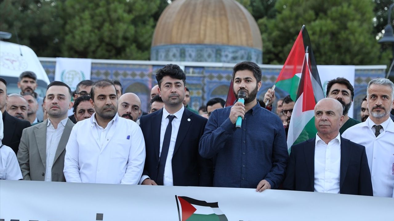 Mardin'de Gazze İçin Destek Programı Düzenlendi