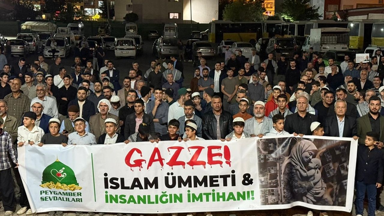 Mardin'de Gazze İçin Destek Programı Düzenlendi