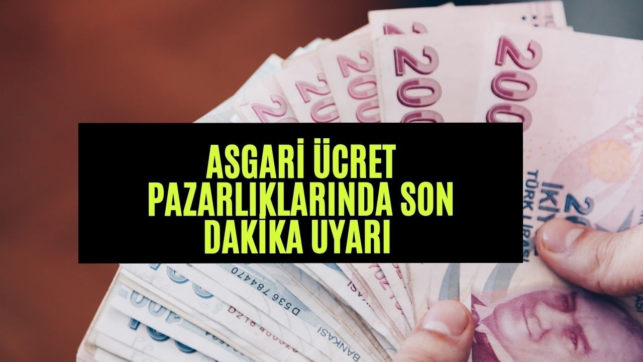 Milyonların Kader Pazarlığı Başlıyor: 2026 Asgari Ücret İçin İlk Rakam ve 'Kırmızı Çizgi' Uyarısı Yapıldı