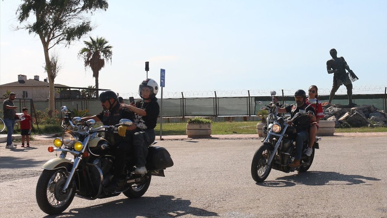 Motosikletlilerden DMD Hastası Çocuğa Destek Konvoyu