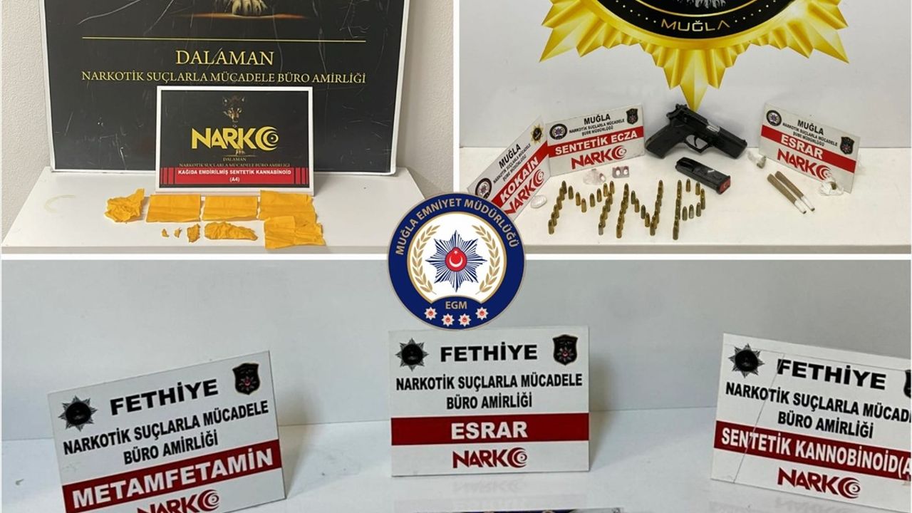 Muğla'daki Uyuşturucu Operasyonunda 12 Tutuklama