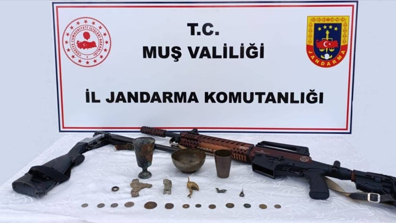 Muş'ta Tarihi Eser Operasyonu