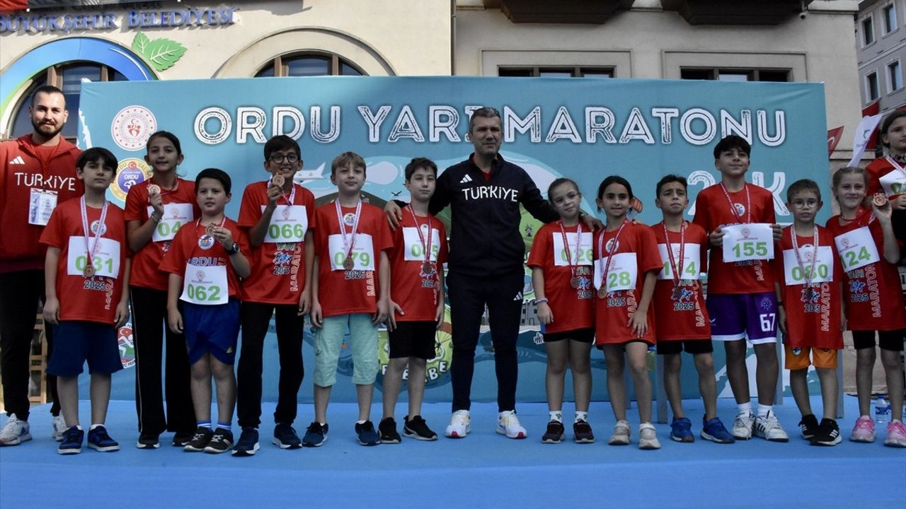 Ordu'da Çocuk Maratonu Coşkusu