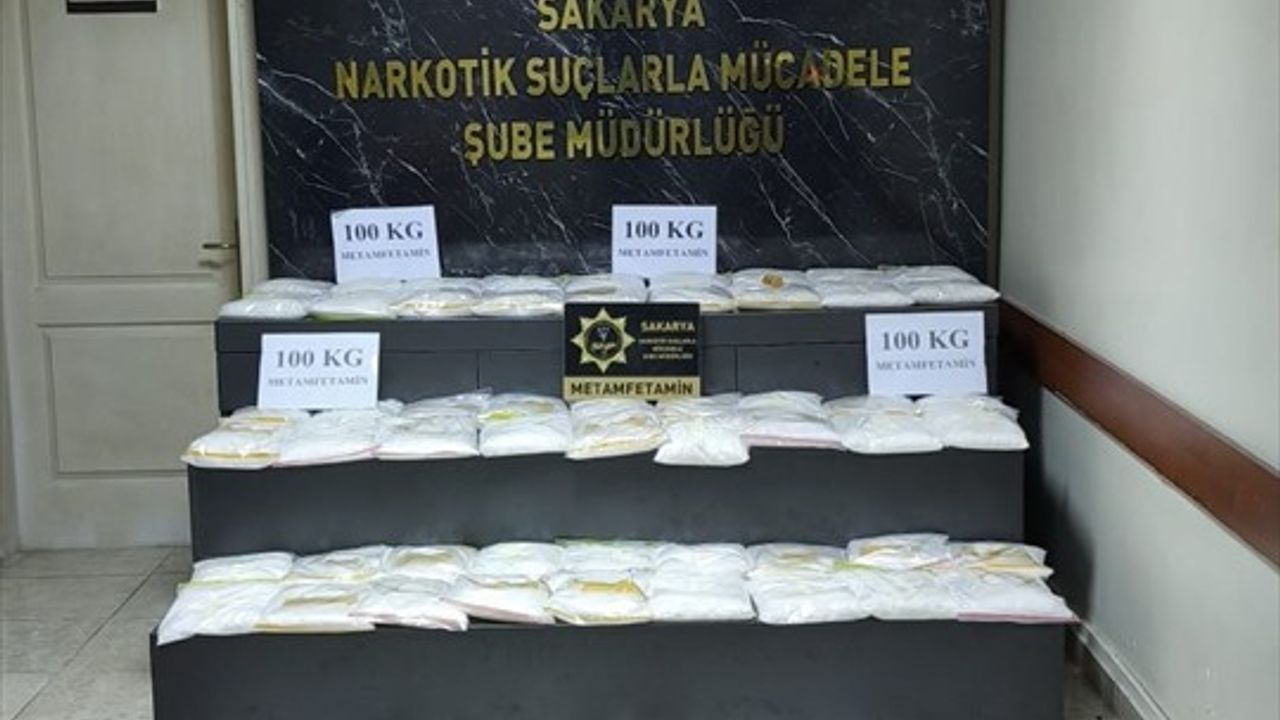 Sakarya'da 100 Kilogram Sentetik Uyuşturucu Operasyonu