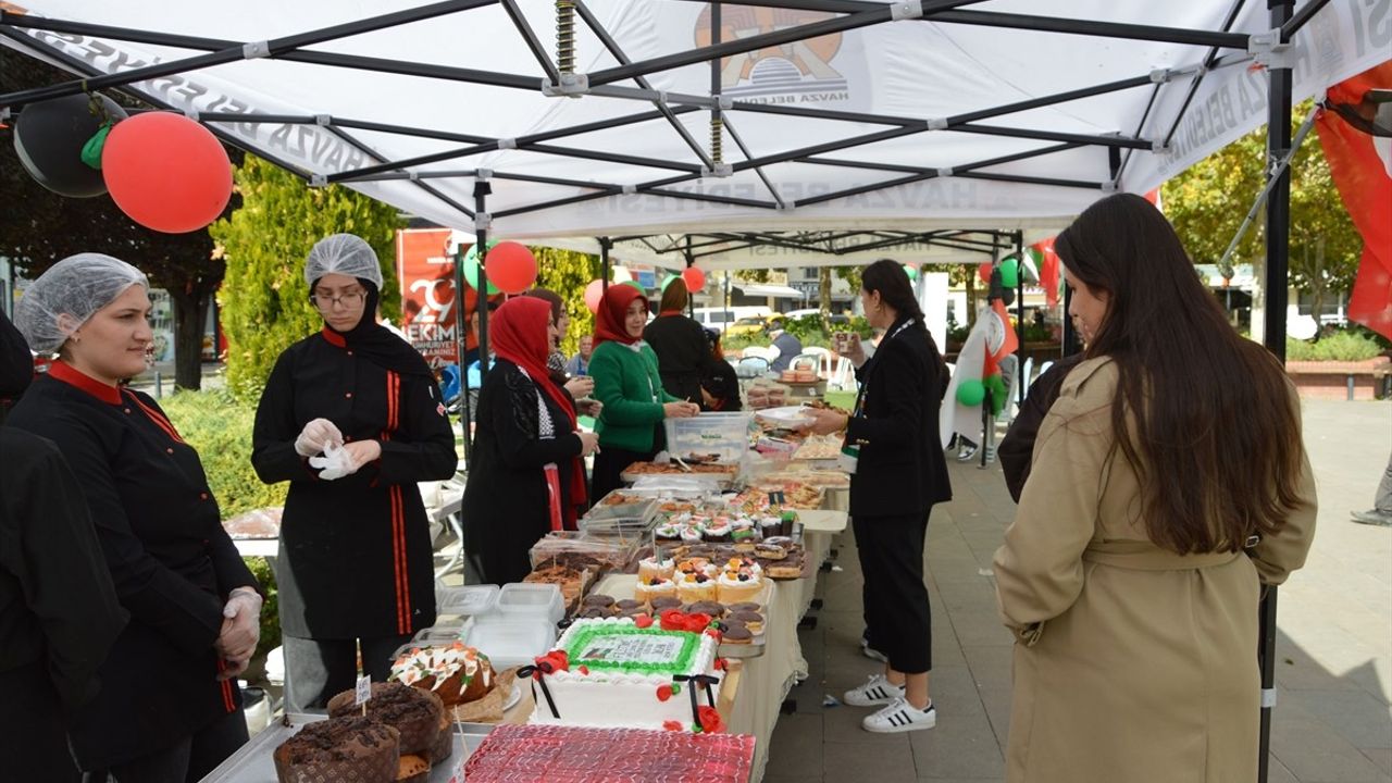 Samsun'da Öğrencilerden Gazze İçin Dayanışma