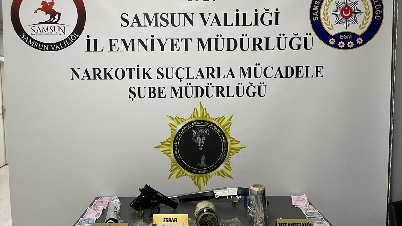Samsun'da Uyuşturucu Operasyonu: 3 Zanlı Gözaltında