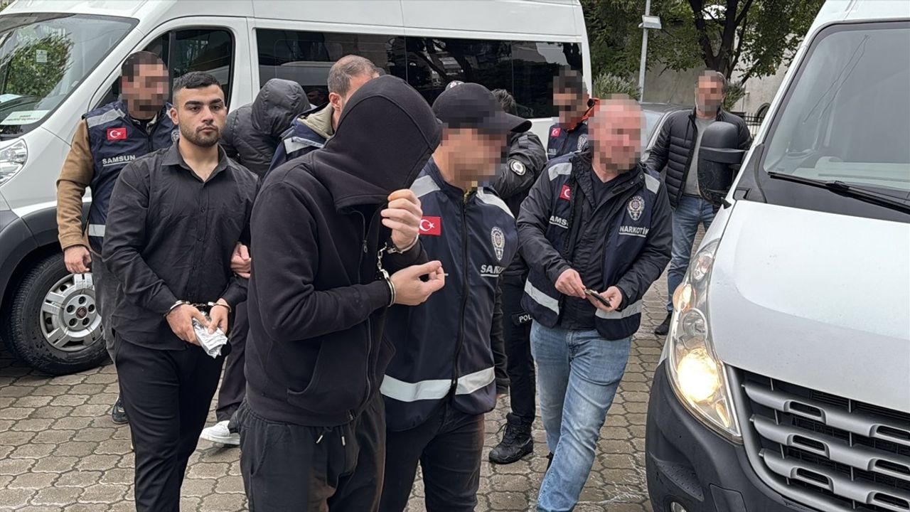 Samsun'da Uyuşturucu Operasyonu: 7 Gözaltı