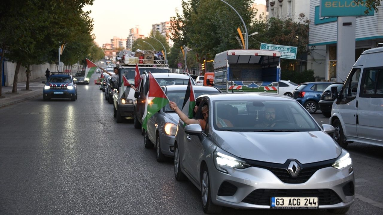 Şanlıurfa'da Küresel Sumud Filosu'na Yönelik Saldırılara Tepki Gösterildi