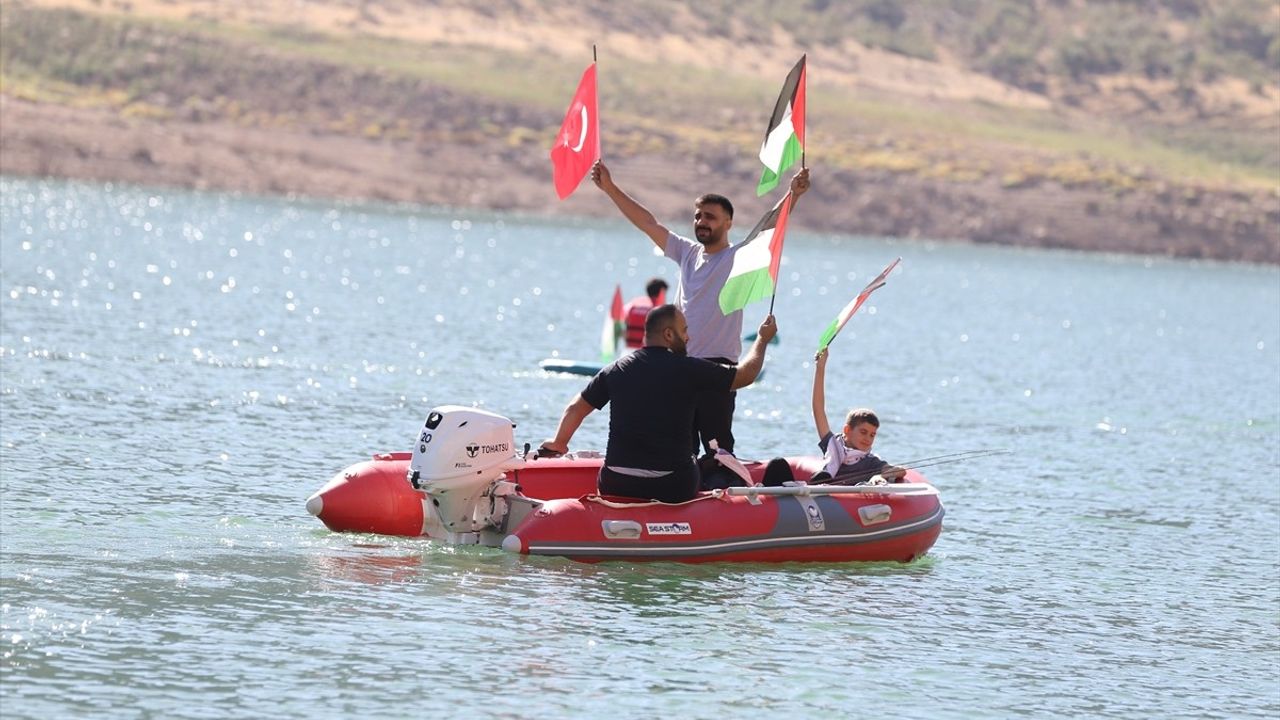 Siirt'te Küresel Sumud Filosu'na Destek Etkinliği
