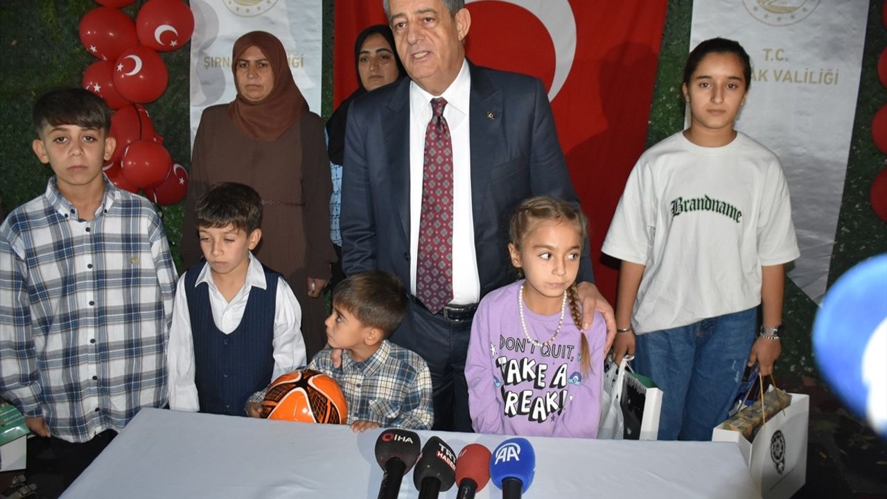 Şırnak'ta Şehit Çocuklarının Doğum Günü Coşkuyla Kutlandı