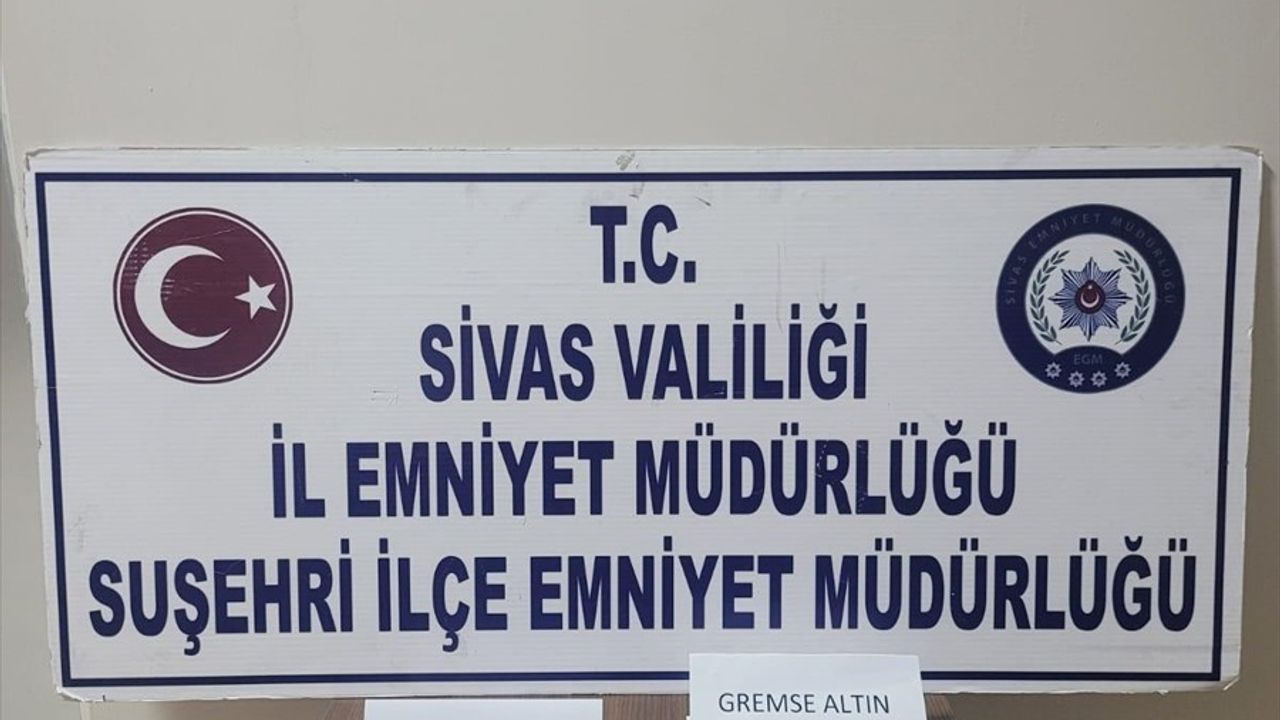 Sivas'ta Kuyumcuya Sahte Altın Satma Girişimi, 1 Kişi Tutuklandı