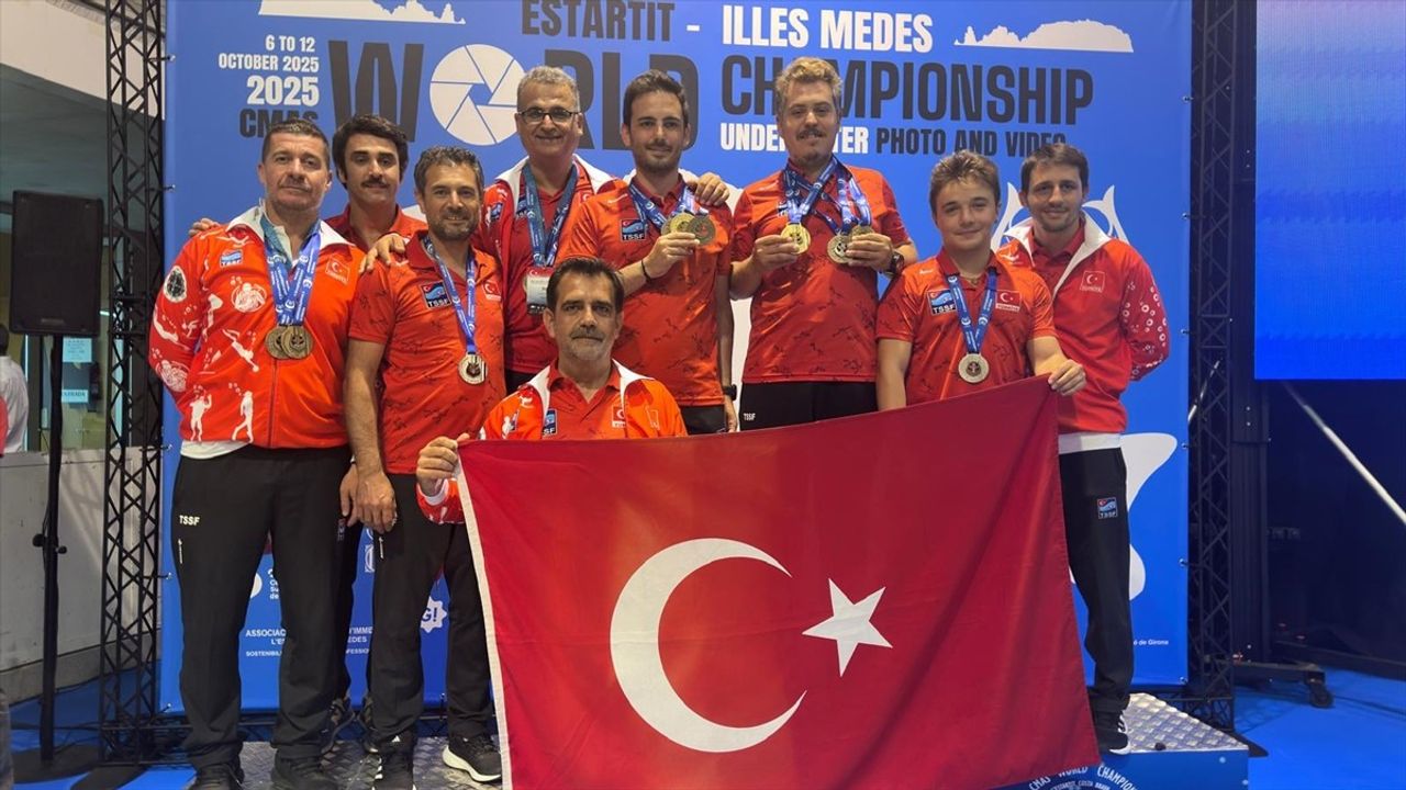 Sualtı Görüntüleme Milli Takımı İspanya'da Şampiyon Oldu