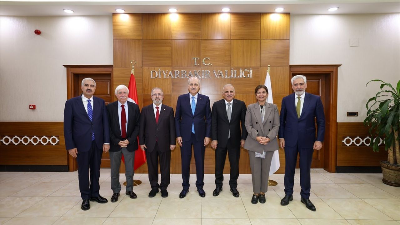 TBMM Başkanı Kurtulmuş Diyarbakır'da İncelemelerde Bulundu