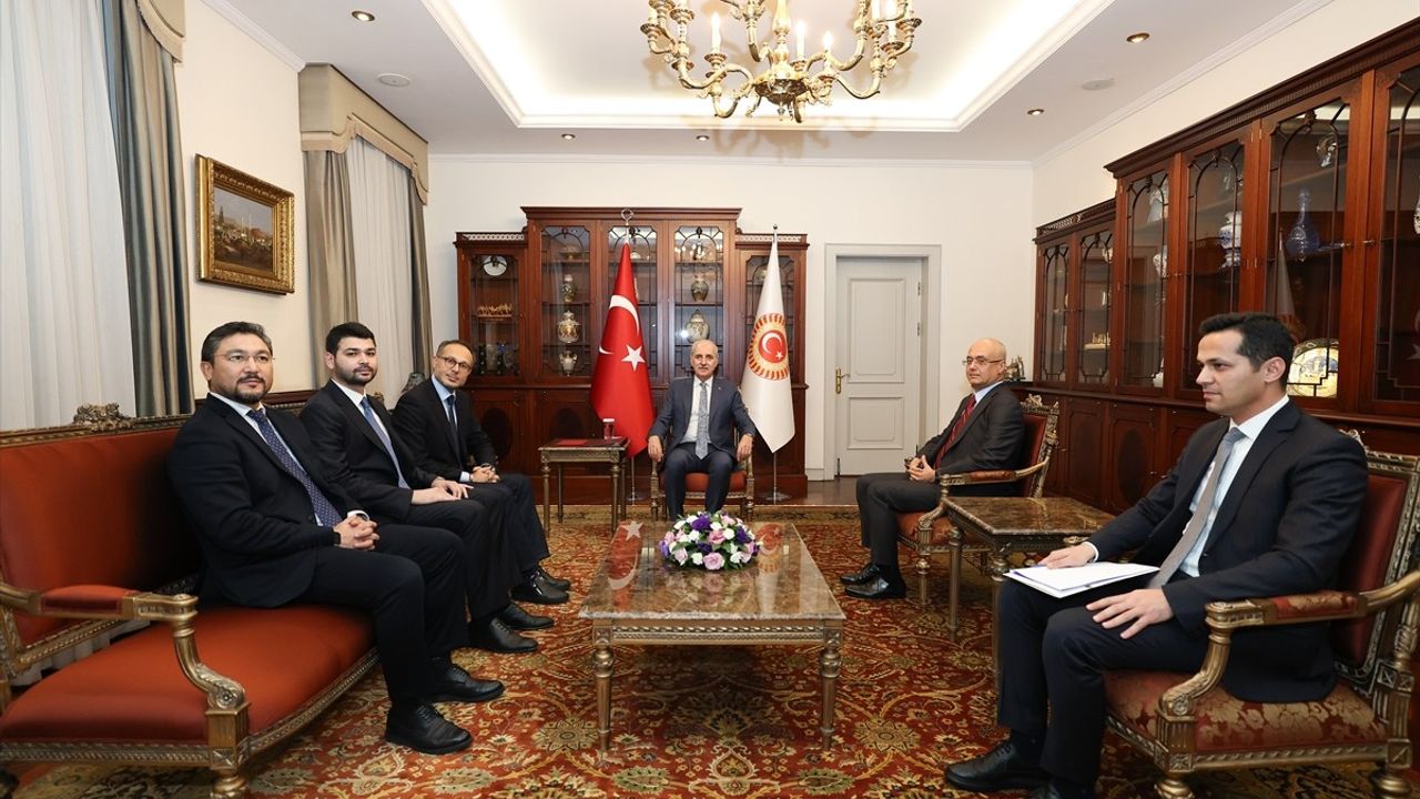 TBMM Başkanı Numan Kurtulmuş, TÜRKPA Genel Sekreteri Ramil Hasan'ı Ağırladı