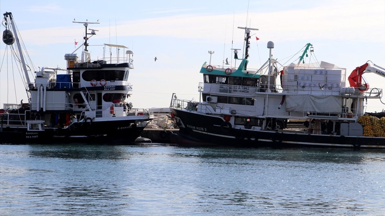 Tekirdağlı Balıkçılar Havanın Soğumasını Bekliyor