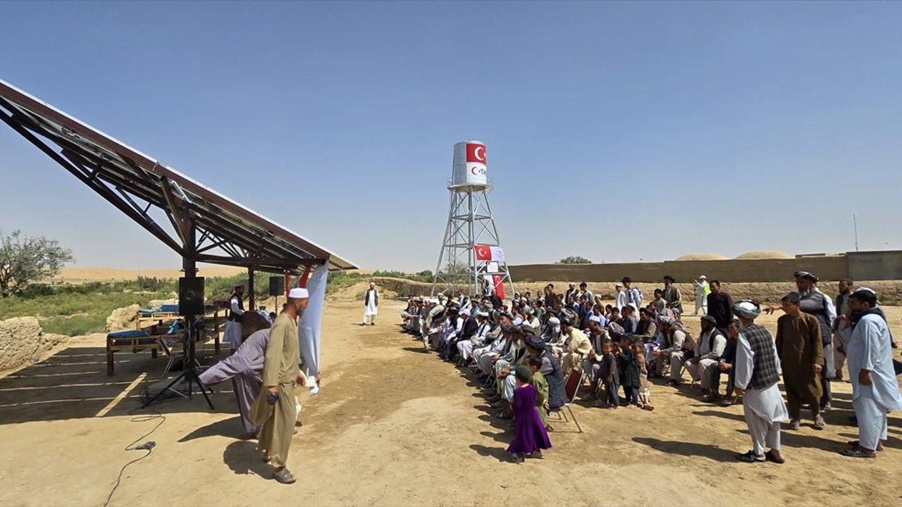 TİKA'nın Afganistan'da Güneş Enerjili Su Kuyusu Projesi