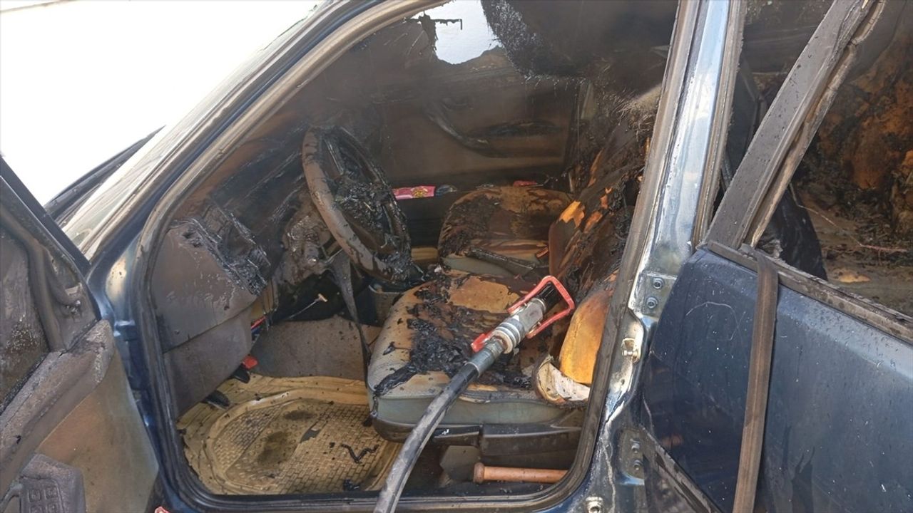 Tokat'ta Araç Kundaklama Olayı: Zanlı Gözaltına Alındı