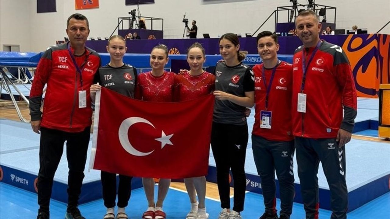Trampolin Cimnastik Kadın Milli Takımı Bronz Madalya Kazandı