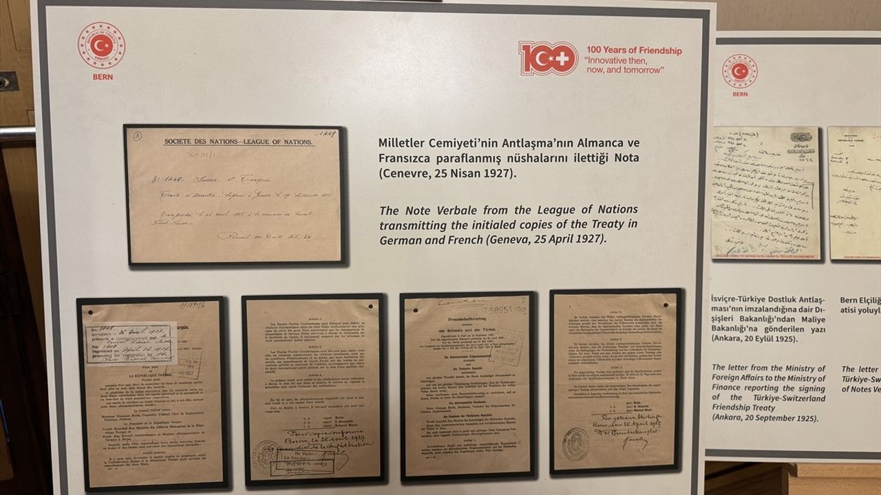 Türkiye-İsviçre Dostluğunun 100. Yılı Arşiv Sergisi