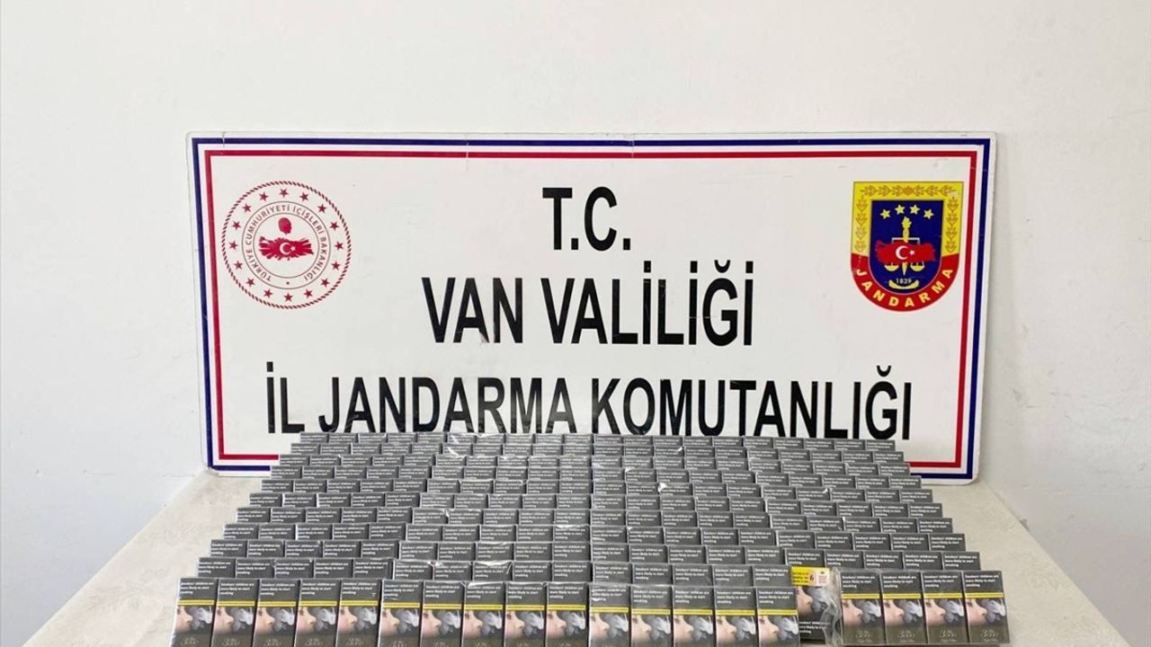 Van'da 1470 Paket Kaçak Sigara Yakalandı