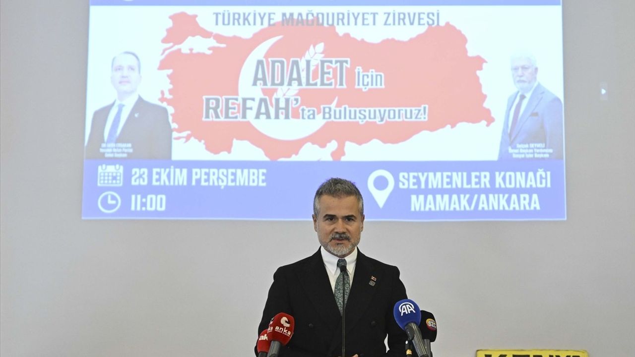 Yeniden Refah Partisi Mağduriyet Zirvesi'nde Adalet Vurgusu