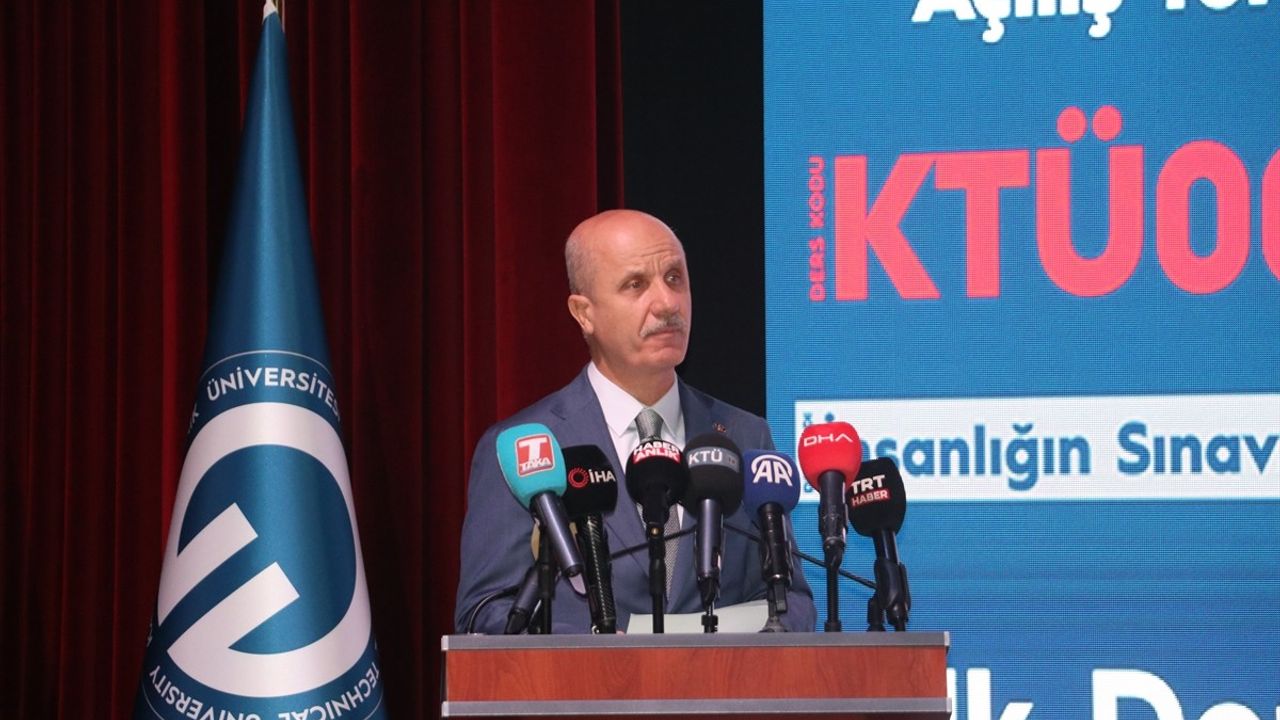 YÖK Başkanı Özvar'dan KTÜ'de Açıklamalar: Türkiye-Suriye Dostluk Üniversitesi Kuruluyor