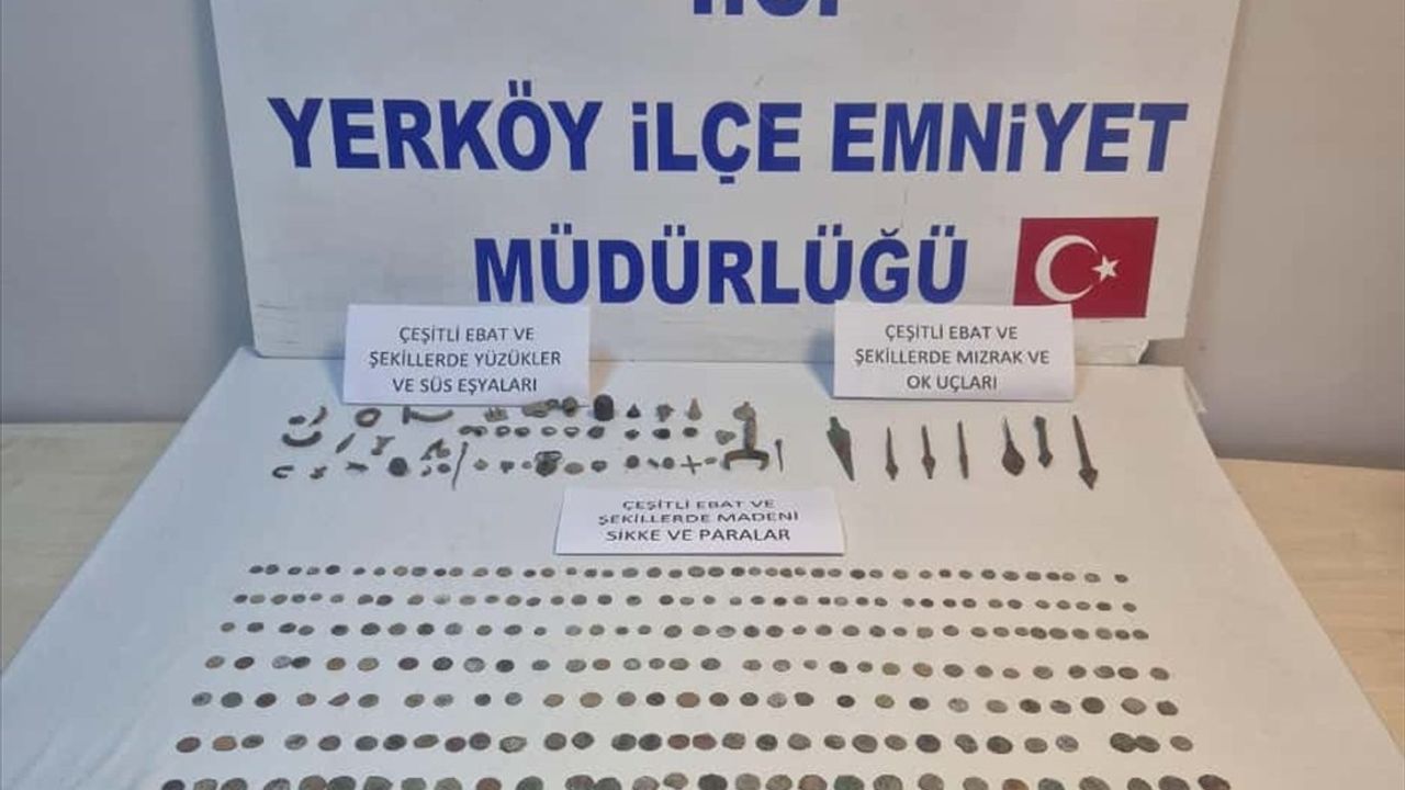 Yozgat'ta Tarihi Eser Operasyonu