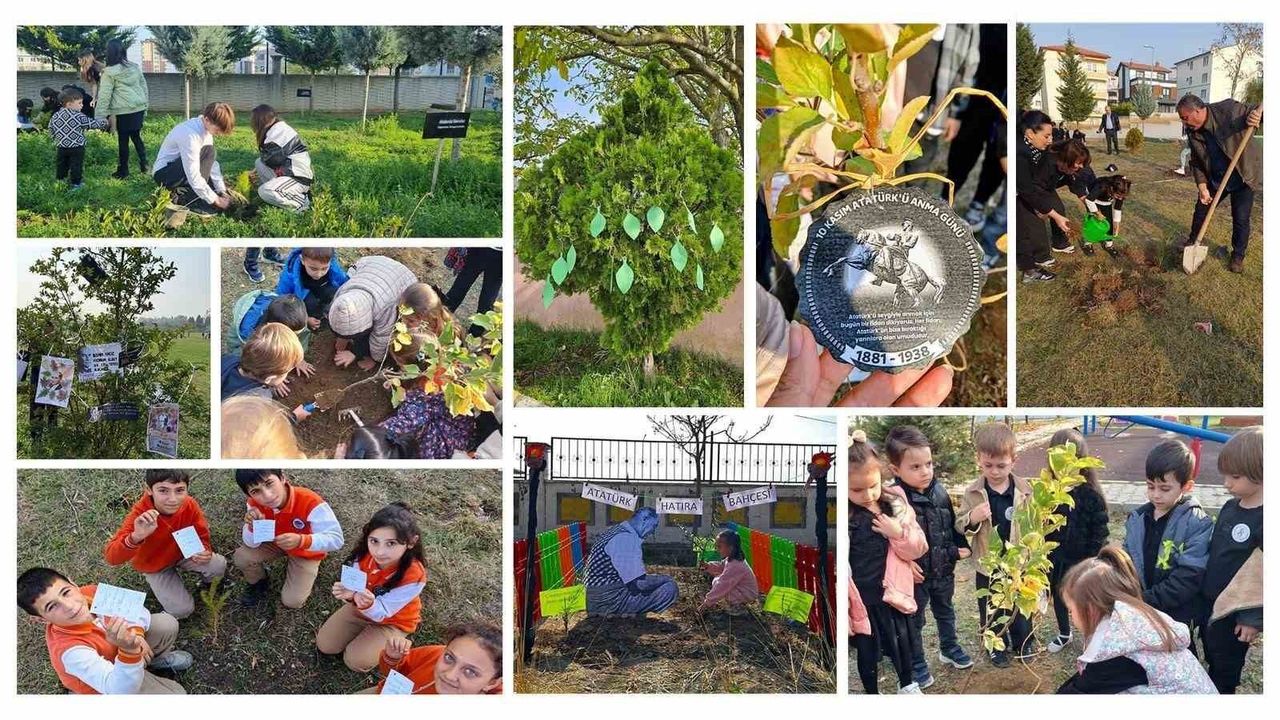 81 ilde okullarda ‘Atatürk’ten İlhamla Yeşil Vatan’ fidan dikimi