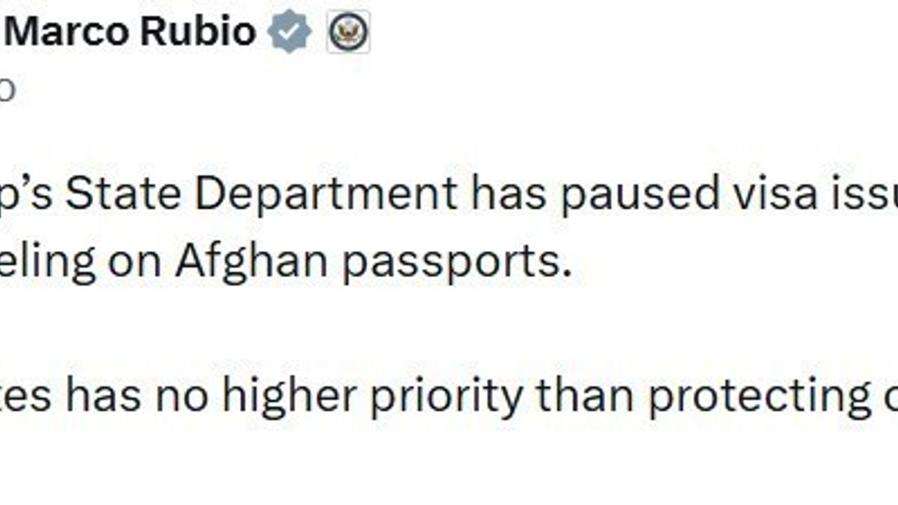 ABD, Afganistan pasaportu taşıyanlara vizeyi askıya aldı