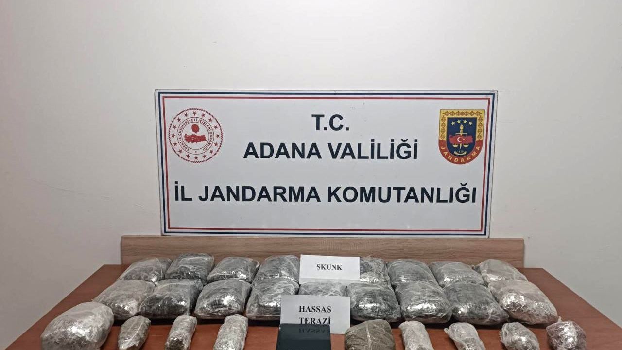 Adana'da 11 kilo skunk ele geçirildi - 1 tutuklu