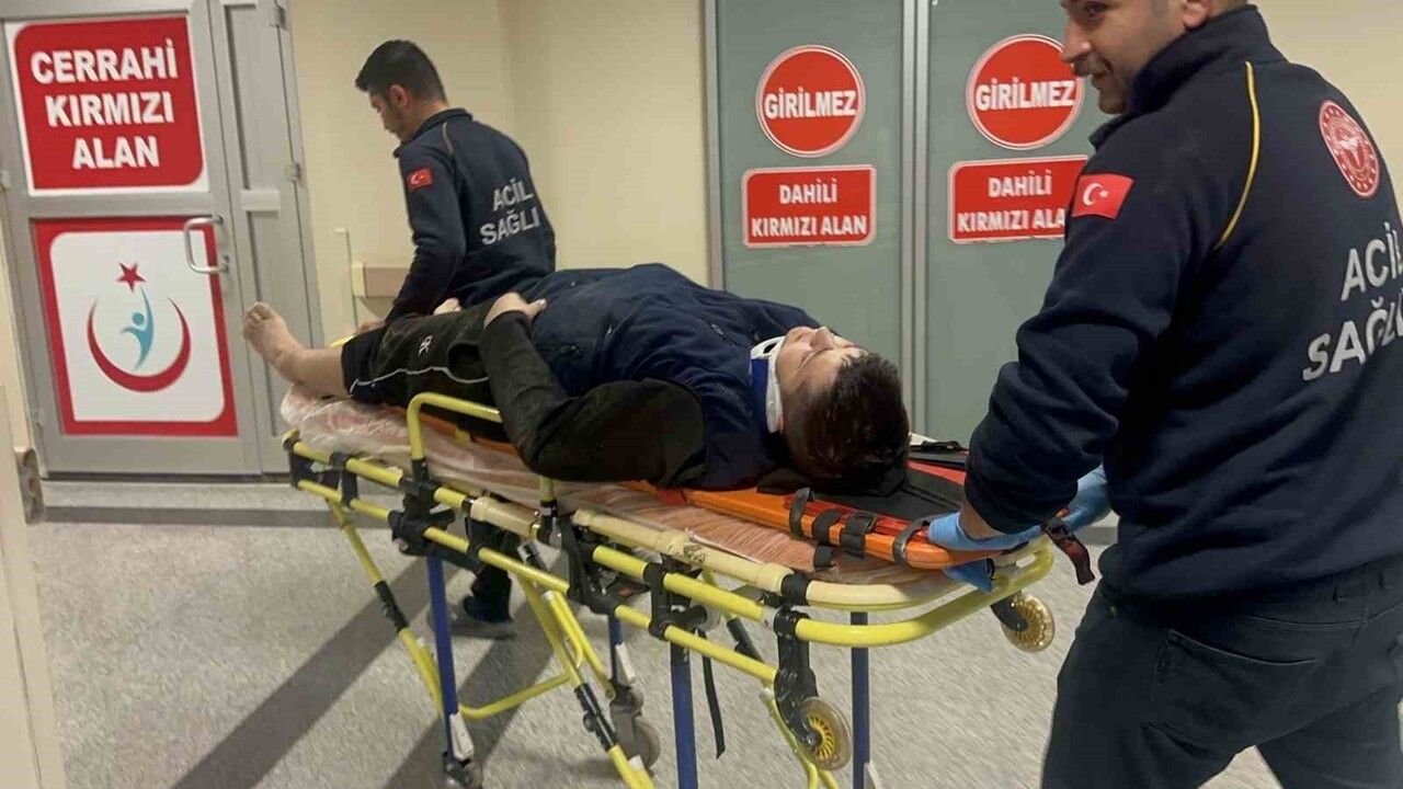 Adıyaman'da devrilen motosiklette 1 kişi yaralandı