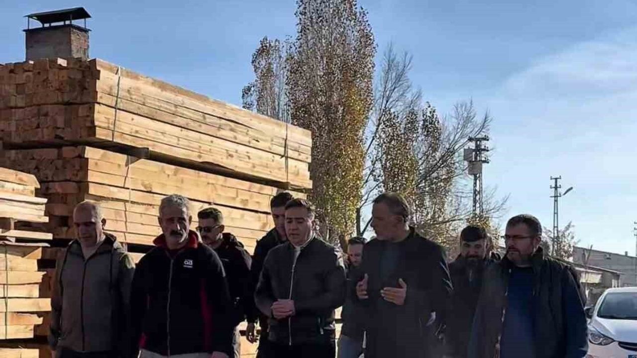 Ağrı Emniyet Müdürü Göksel Önder Oto Sanayi Sitesi esnafını ziyaret etti