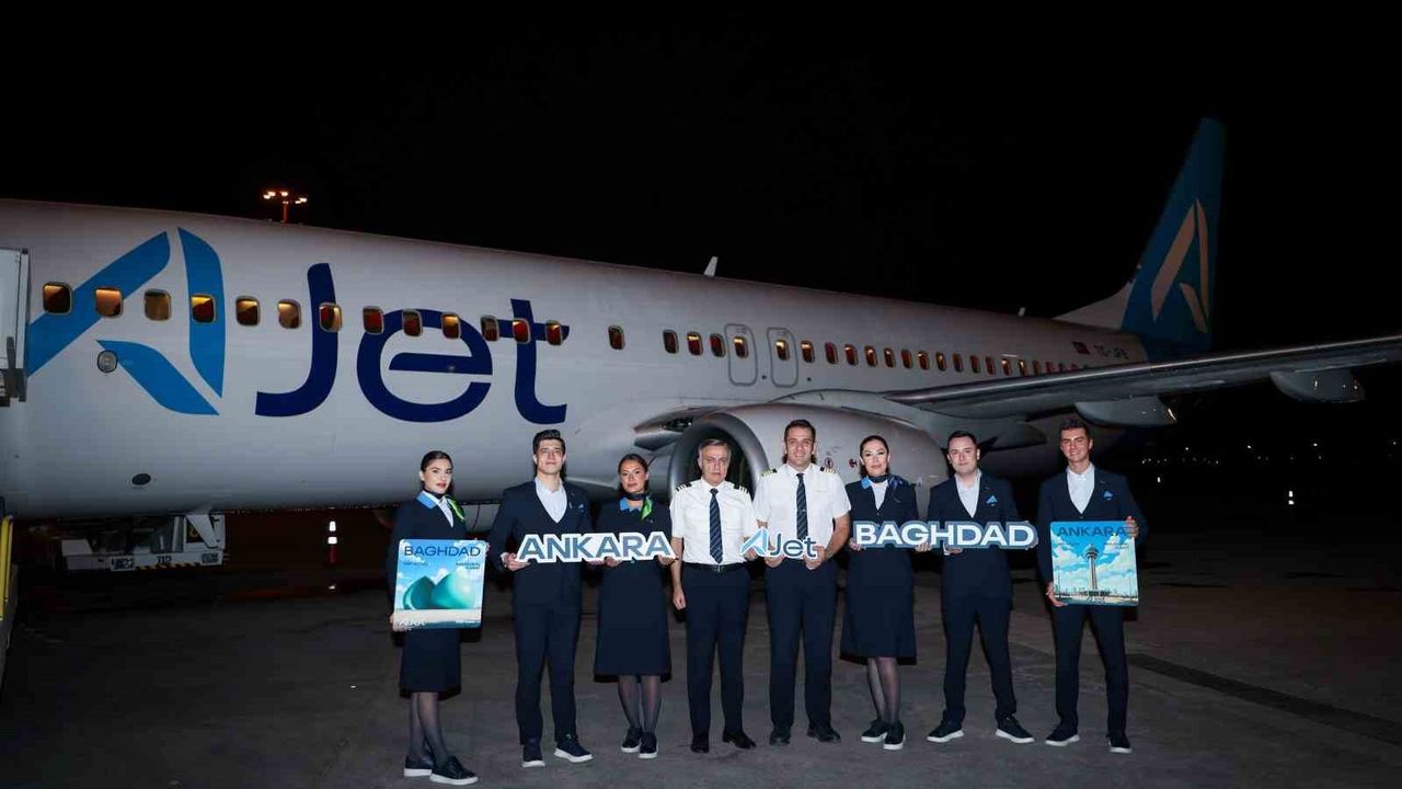 AJet Ankara-Bağdat Seferlerine Başladı