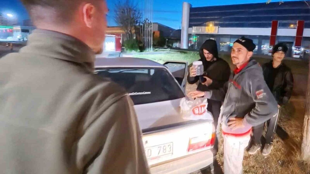 Aksaray'da Anadolu sarı akrebi satışı sırasında suçüstü yakalama