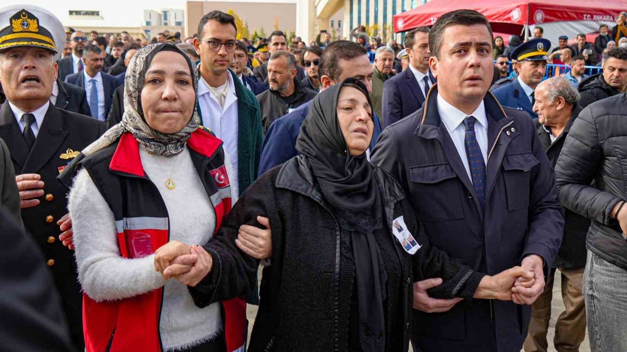 Ankara’da şehit askerler için cenaze namazı