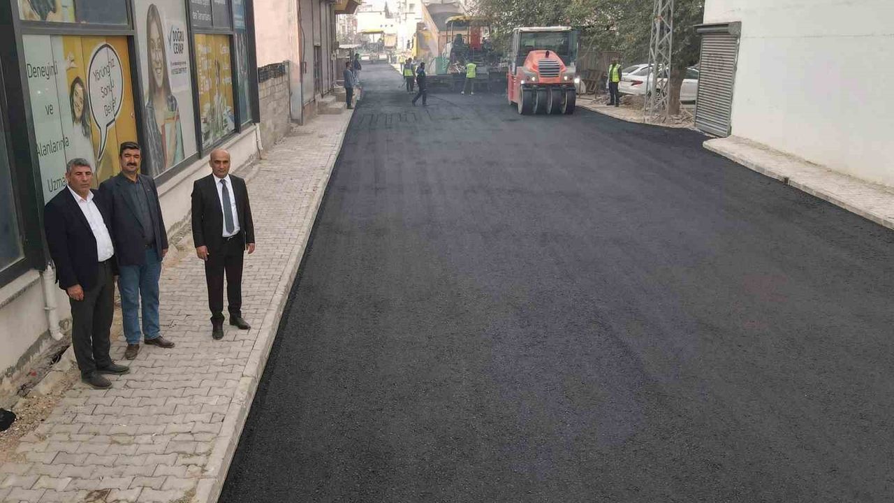 Araban'da içme suyu yenilendi, sıcak asfalt çalışmaları başladı