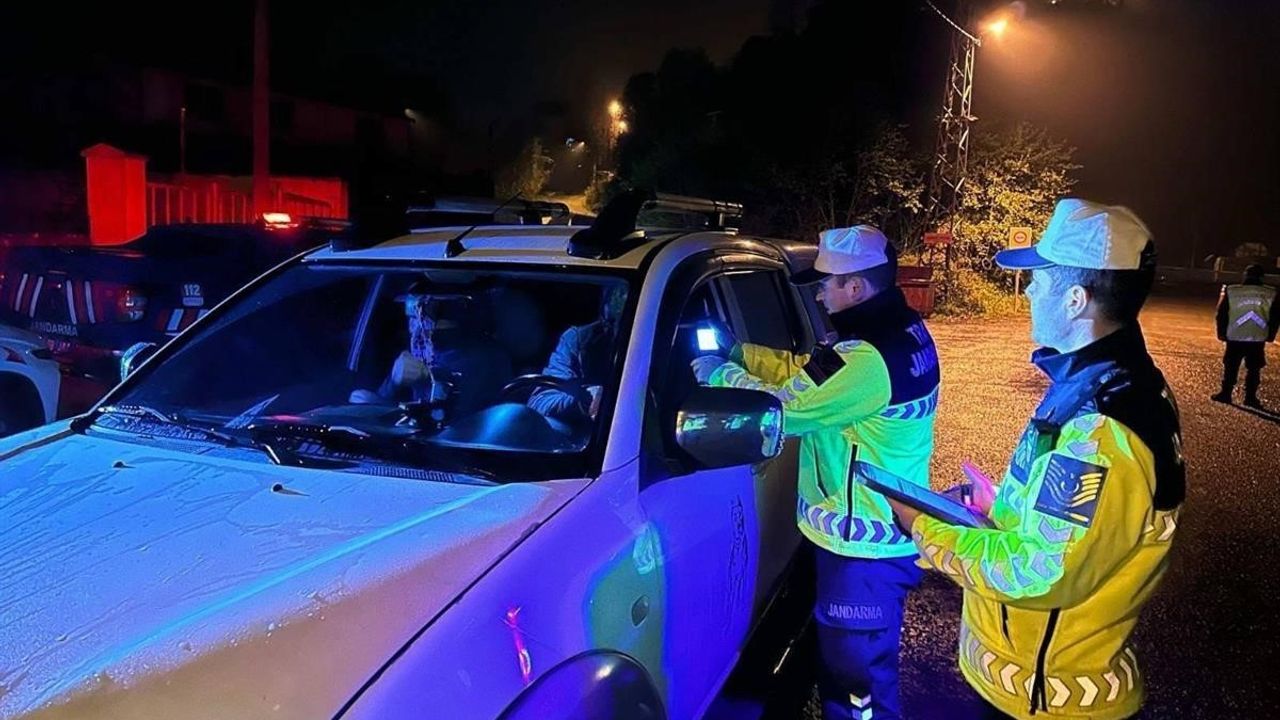 Artvin'de Ekim 2025'te 22 bin 211 araç denetlendi