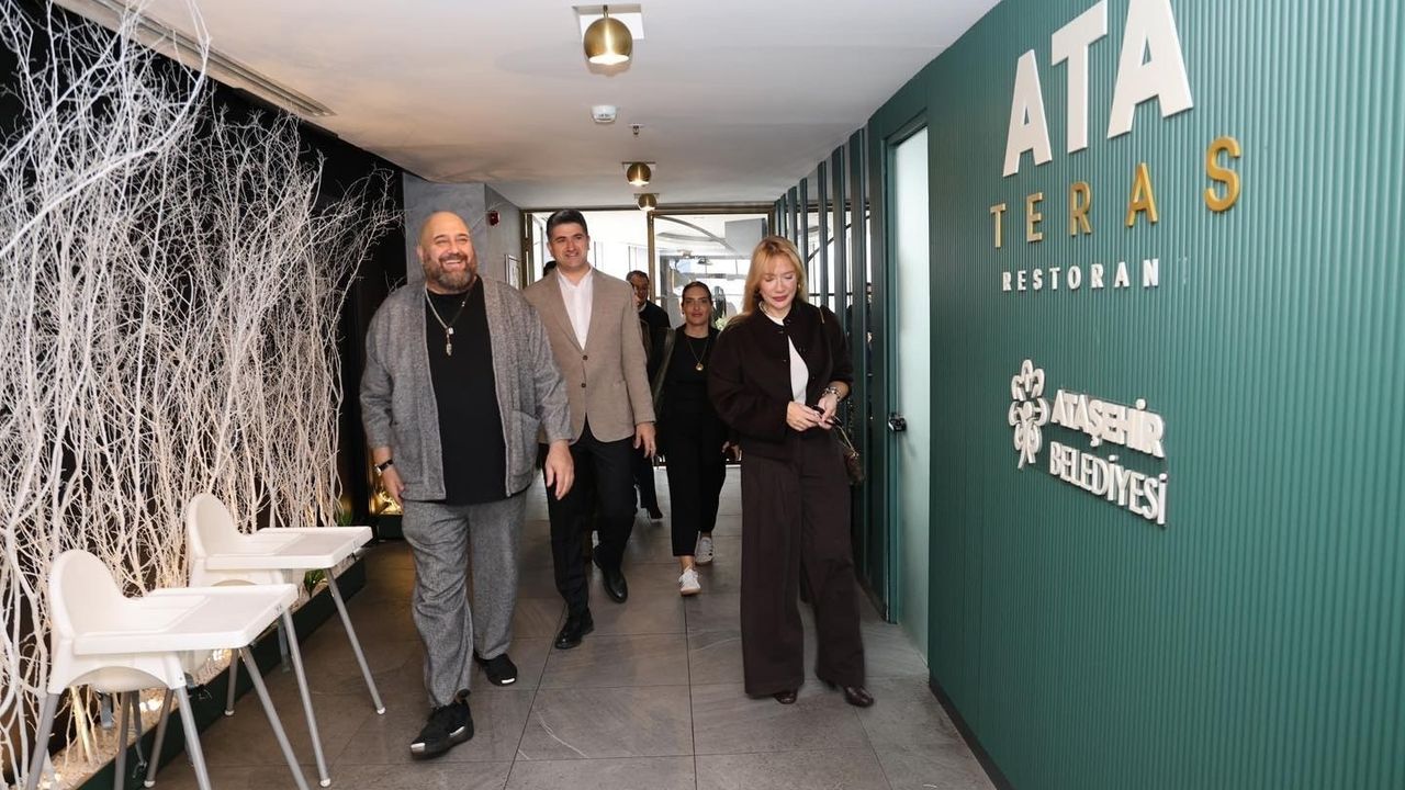 Ata Teras, ünlü şef Somer Sivrioğlu’nu Ataşehir’de ağırladı