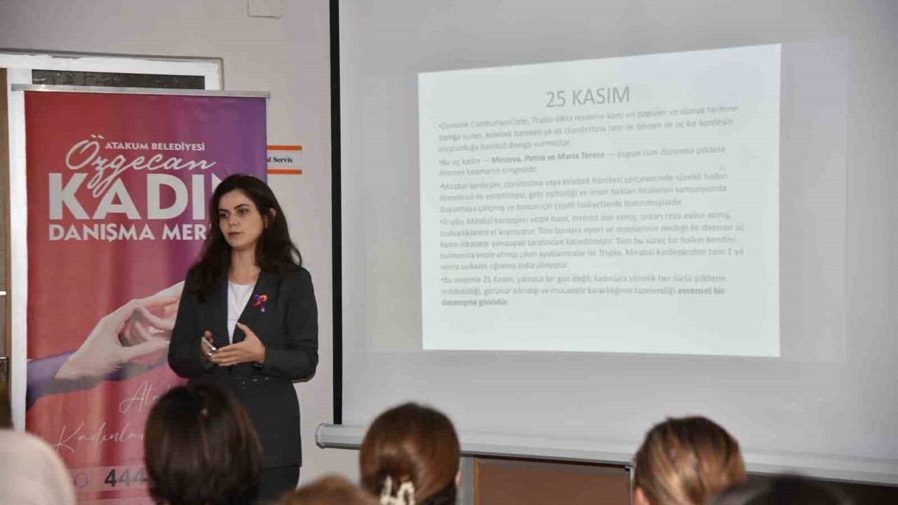 Atakum'da Kadına Şiddete Hayır etkinliği — KADES ve 6284 bilgilendirmesi