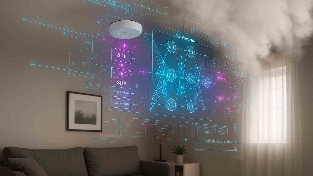 Avrupa patentli yapay zekâ destekli çok sensörlü yangın algılama sistemi