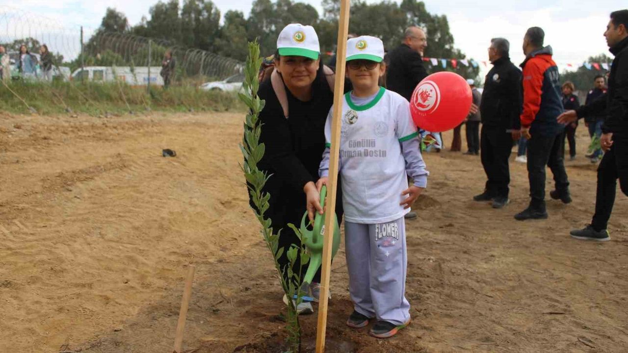 Aydın'da 7 bin fidanla yeşillendirme seferberliği