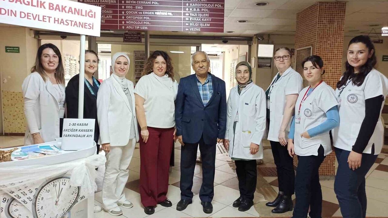 Aydın Devlet Hastanesi'nde akciğer kanserinde erken tanı vurgusu