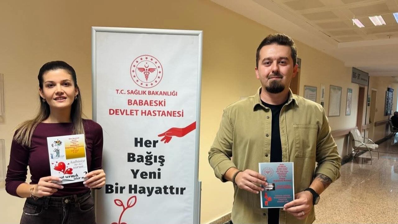 Babaeski'de Organ Bağışı Haftası'nda Hastanede Bilinçlendirme Etkinliği