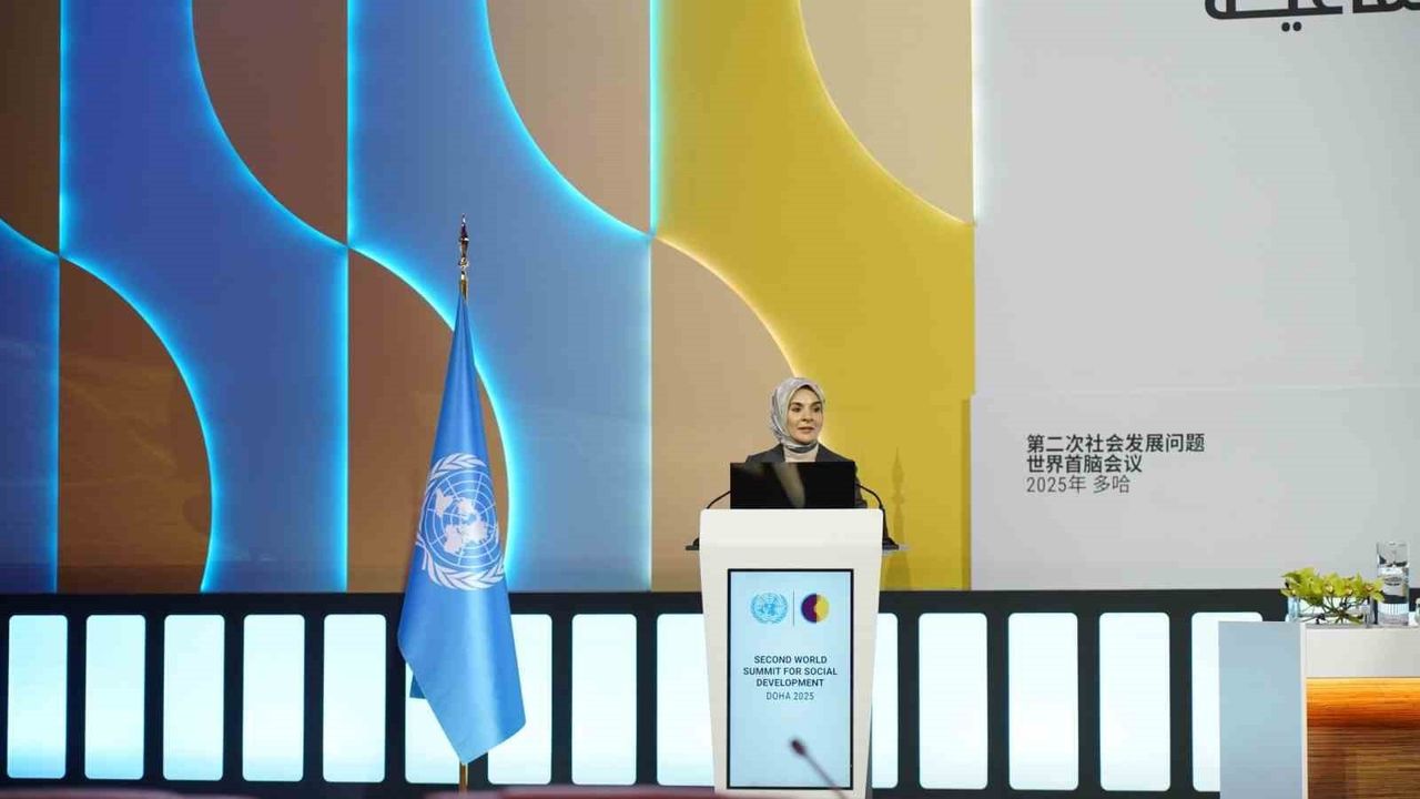 Bakan Göktaş'ın Katar'daki Sosyal Kalkınma Zirvesi Konuşması