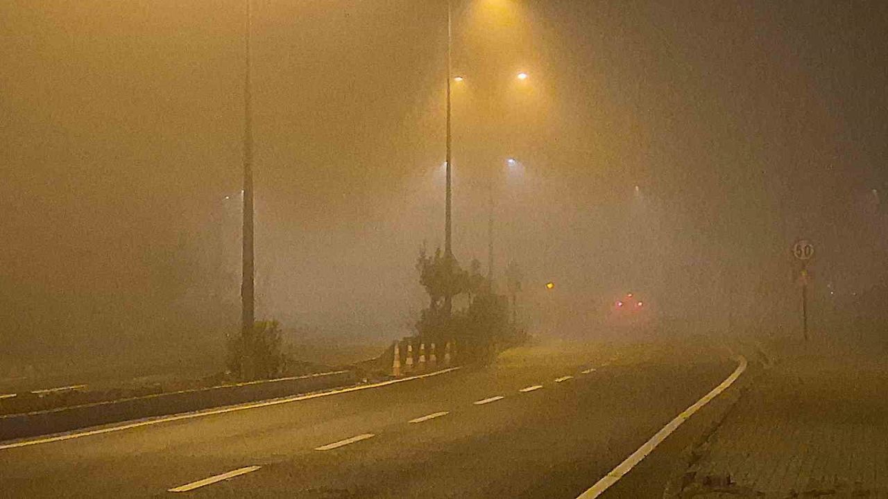 Bartın'da Etkili Yoğun Sis