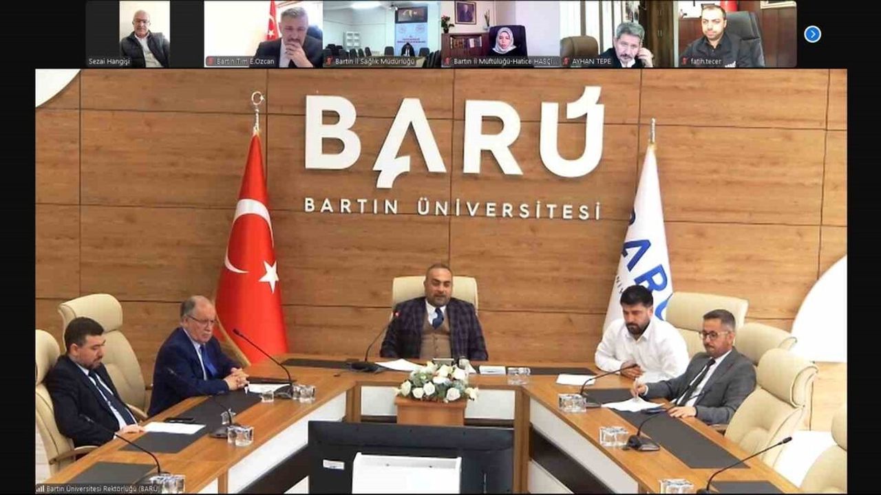 BARÜ Danışma Kurulu Toplantısı paydaşlarla çevrim içi yapıldı
