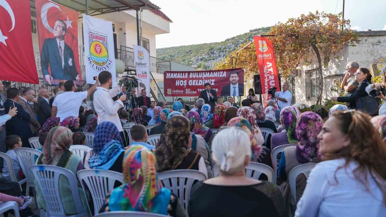 Başkan Boltaç: Tarsus'ta beş yıl sürecek asfalt çalışması