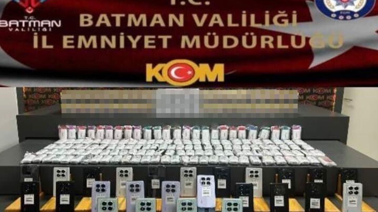 Batman'da gümrük kaçağı malzemeler ele geçirildi